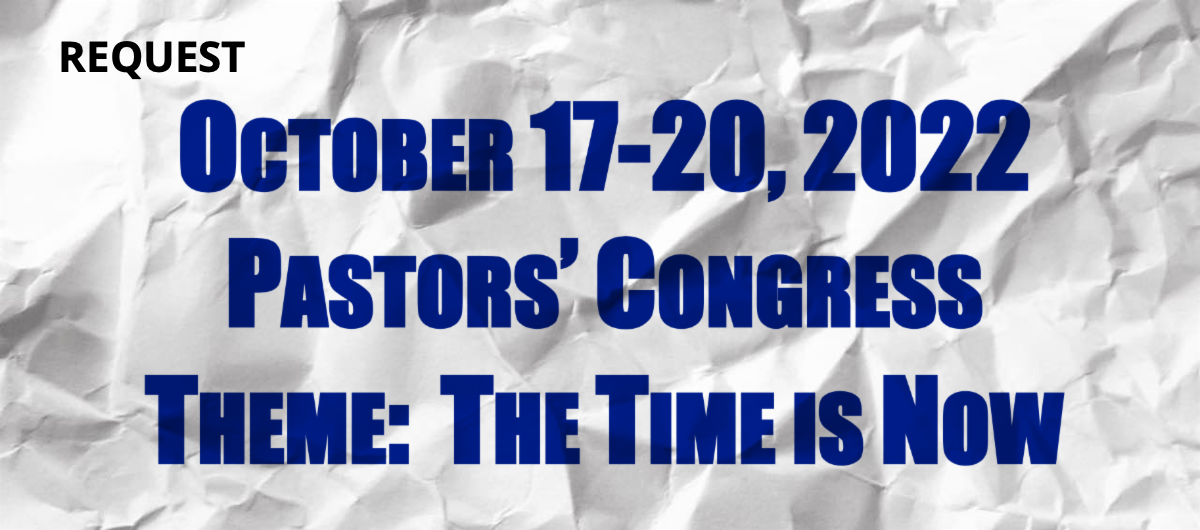 Pastors Congress Request Aleluya