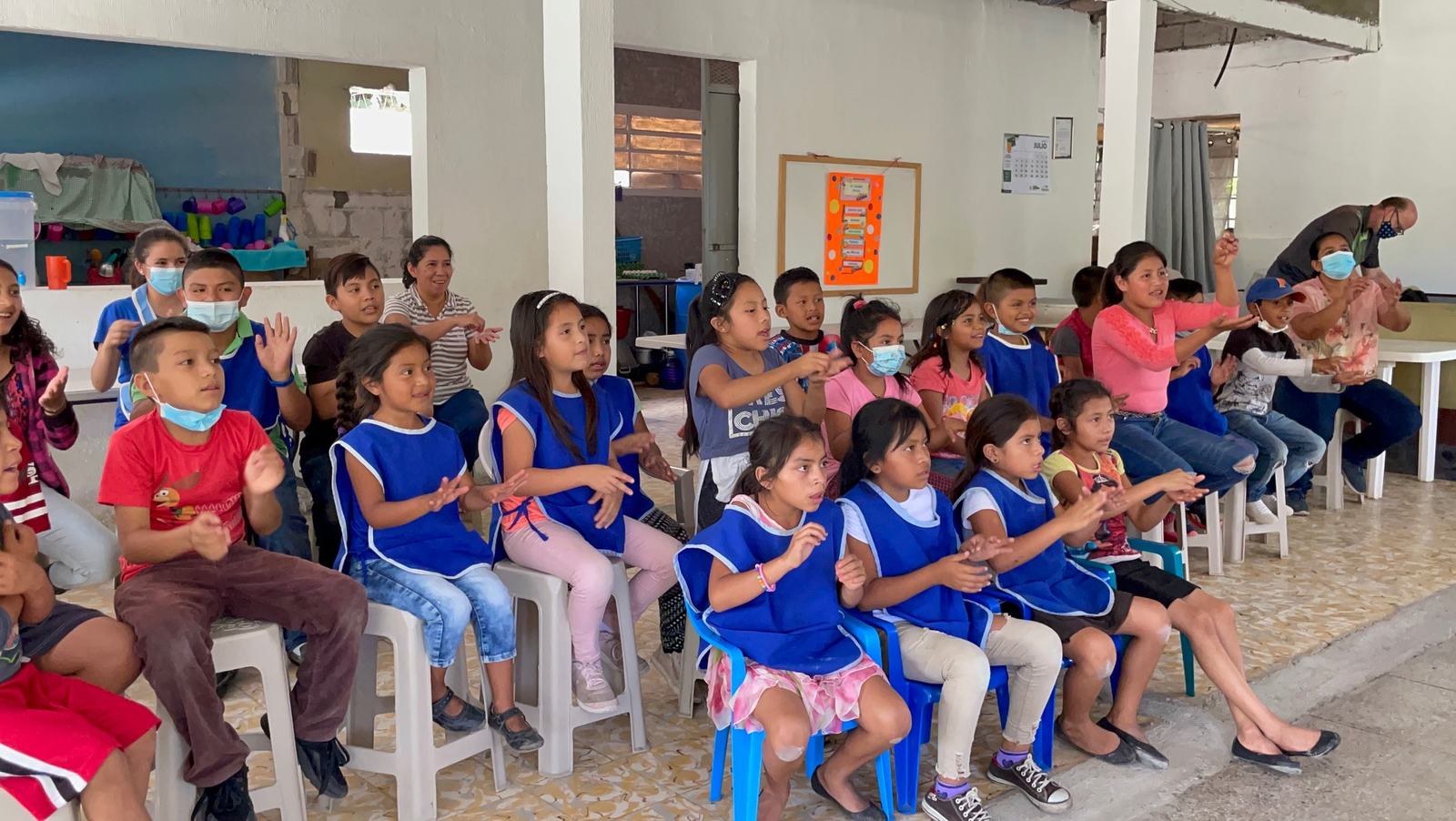 Children in Class Aleluya