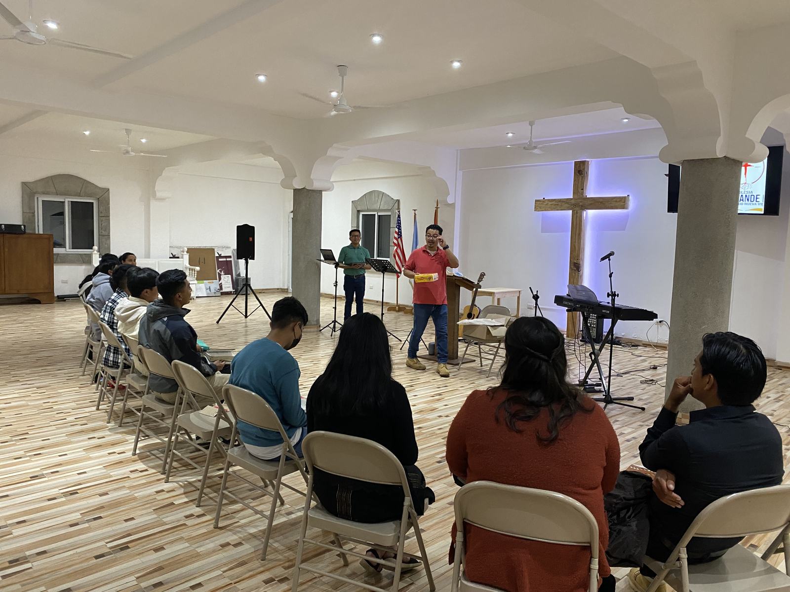 Seated with Cross Aleluya