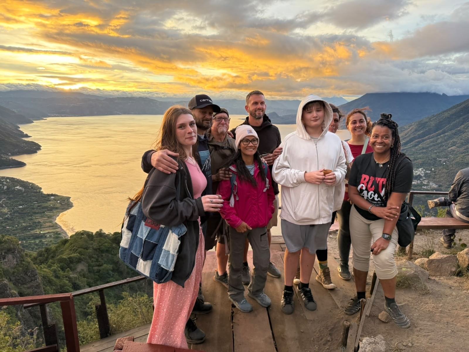 August 2026 Calvert team above the lake aleluya