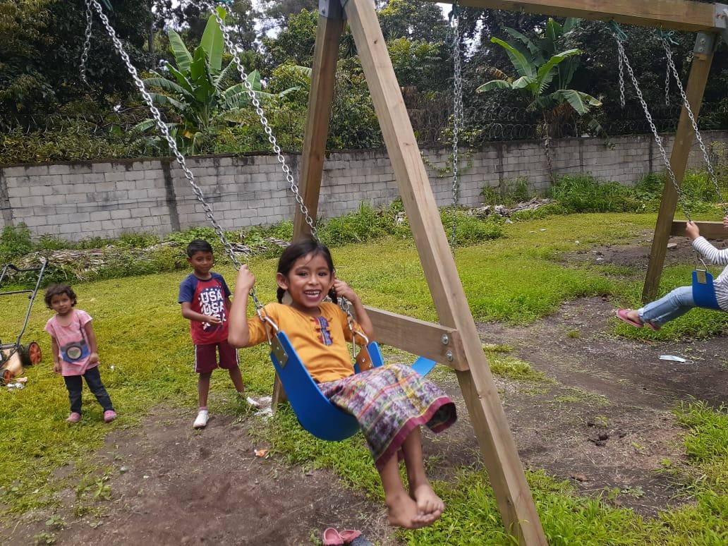 Playground Girl on Swing Aleluya