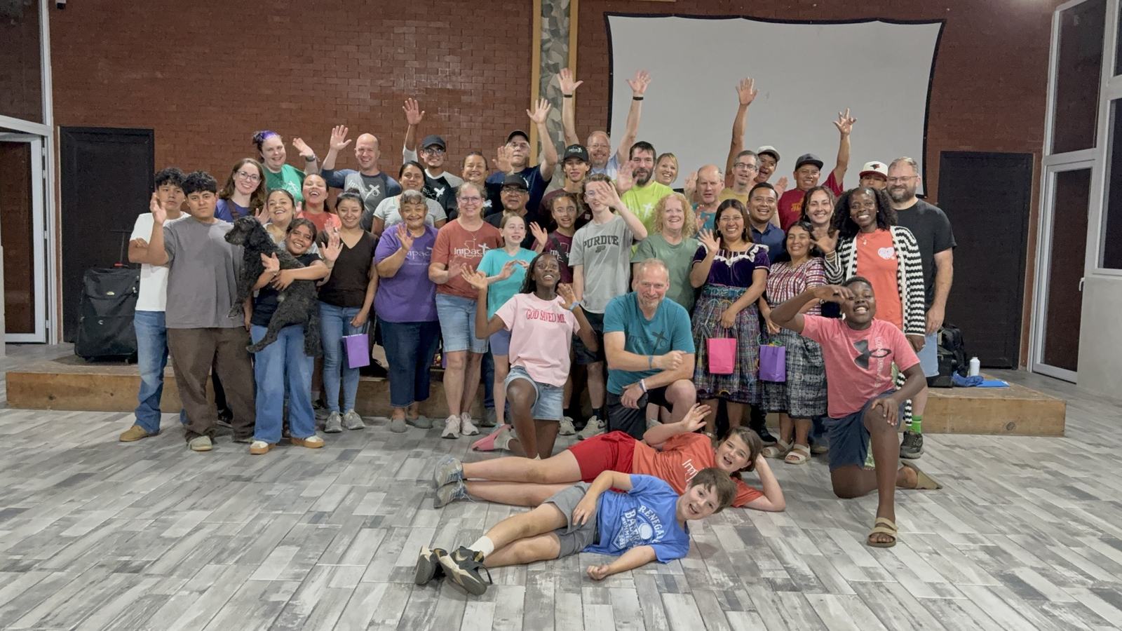 July 2026 team and staff praising God aleluya
